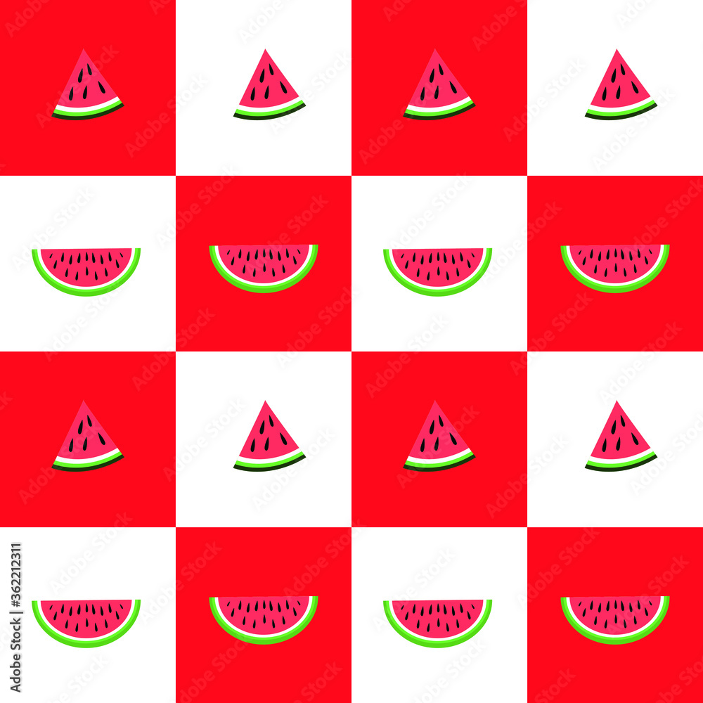 ilustration vector graphic watermelon in pattern.fit to place on packaging design,food wallpaper,culinary event backdrop ilustration vector graphic watermelon in pattern.fit to place on packaging design,food wallpaper,culinary event backdrop