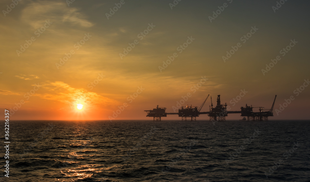 Obraz premium Sunset at 