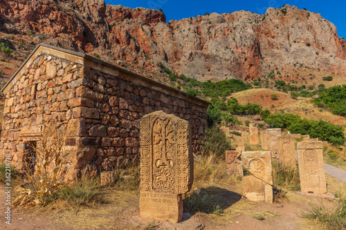 Monastery church of Khor Virap in Noravank Vayots Dzor landscape landmark of Armenia eastern Europe photo