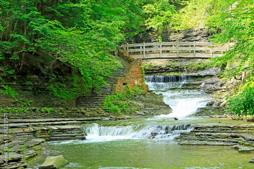 Fotografie Scenic in Stony Brook State Park, New York