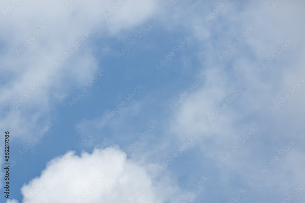 cumulus clouds in the blue sky cumulus clouds in the blue sky