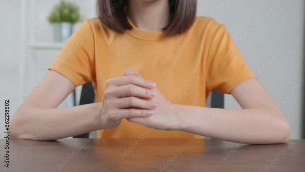 Woman painful wrist caused by prolonged work. Woman painful wrist caused by prolonged work.