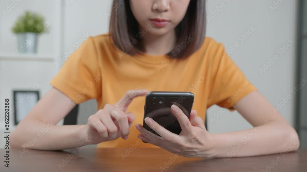 woman holding a smartphone and using online social on lifestyle. Technology for communication concept. woman holding a smartphone and using online social on lifestyle. Technology for communication concept.