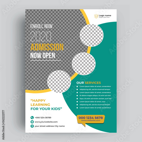 Kids Education Flyer Template