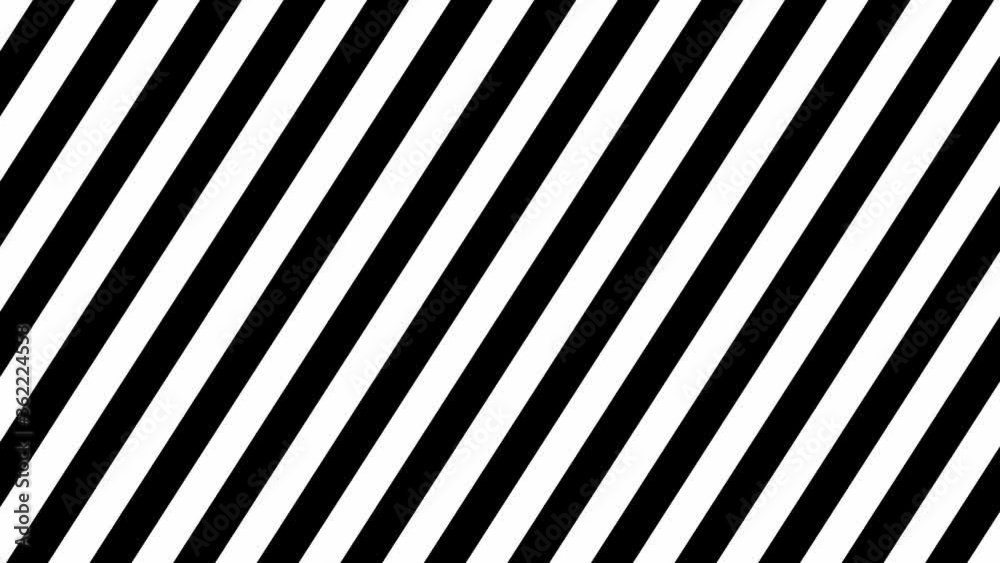 Abstract CGI motion background with rotating parallel black and white lines in perfect seamless loop (3840 x 2160, 30 fps). Abstract CGI motion background with rotating parallel black and white lines in perfect seamless loop (3840 x 2160, 30 fps).