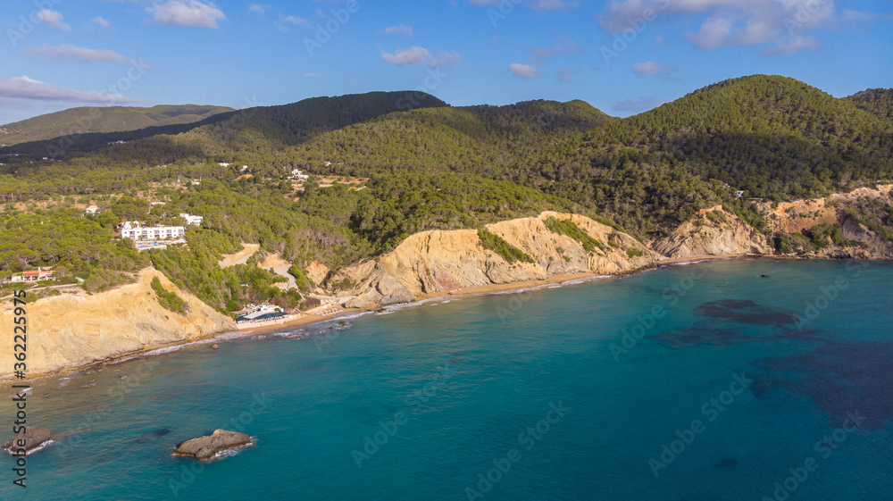 Fototapeta premium Cala Aguas Blancas Ibiza