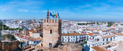 Homage Tower, San Pedro Alcazar, Carmona town, Sevilla province, Andalusia, Spain, Europe