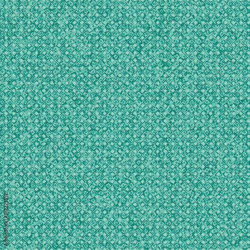 Seamless vector pattern texture inspired by swimming pool tiles under water. Teal and aqua surface print design for backgrounds, fabrics, stationery, wellness, wellbeing, spa, and cosmetics packaging.