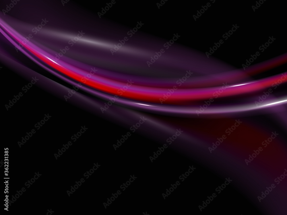 Abstract purple waves on black background. Vector illustration. Abstract purple waves on black background. Vector illustration.