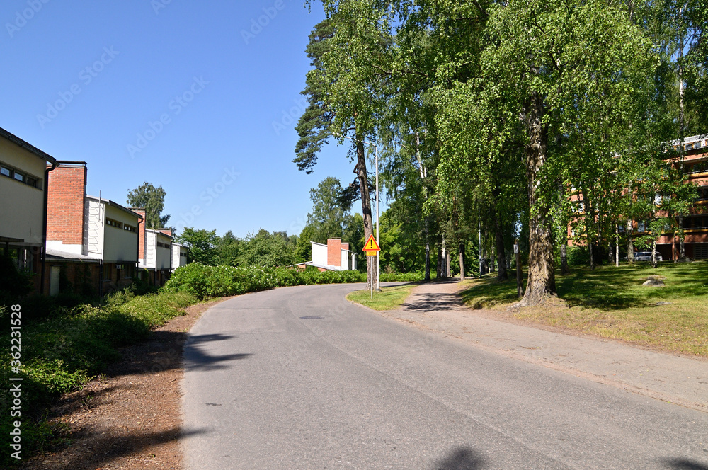 フィンランドの田園都市：タピオラの街並み