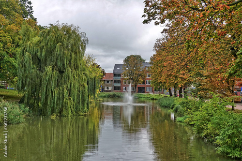 Kanal in Goes, Niederlande
