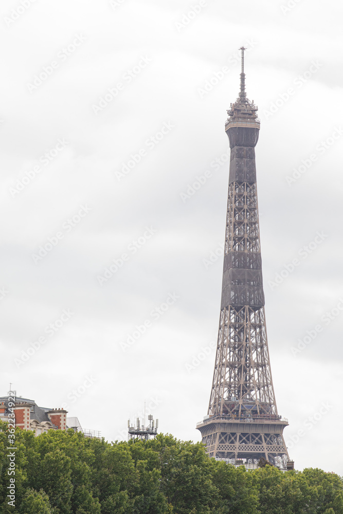 View of the eiffel tower in paris
