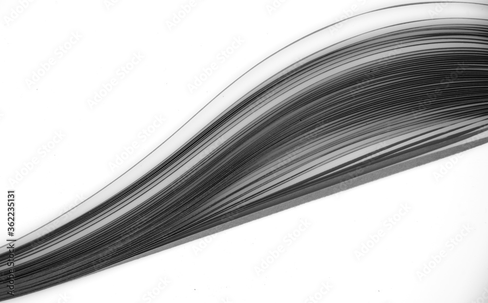 Obraz premium abstract black and white wave pattern high contrast