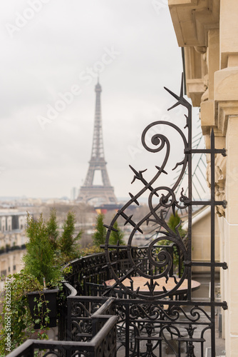 View of the eiffel tower in paris