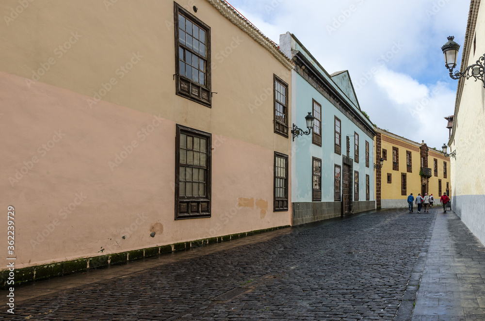 Street San Agustín de San Cristóbal de La Laguna. Tenerife. Sp Street San Agustín de San Cristóbal de La Laguna. Tenerife. Sp