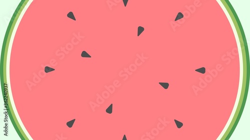 Watermelon on green background. Fresh fruit. Juice