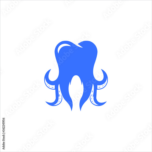 Creative dental illustration. good for dental companies, dentists, dental care products etc.