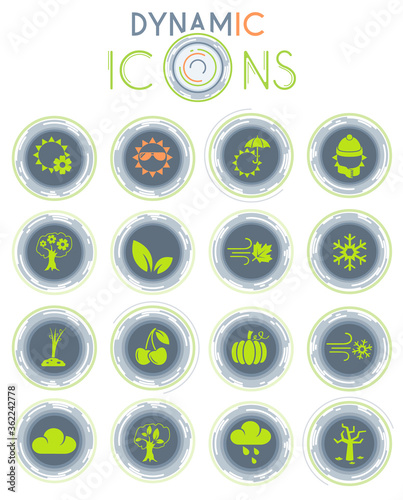 seasons dynamic icons