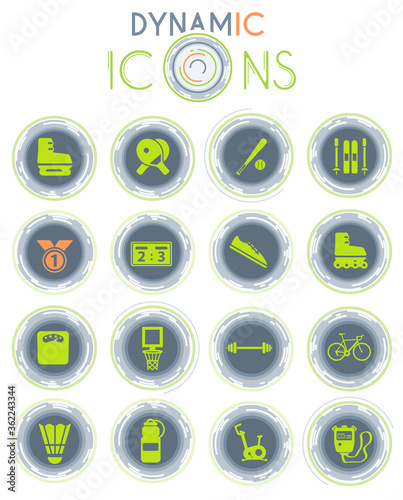 Sport dynamic icons