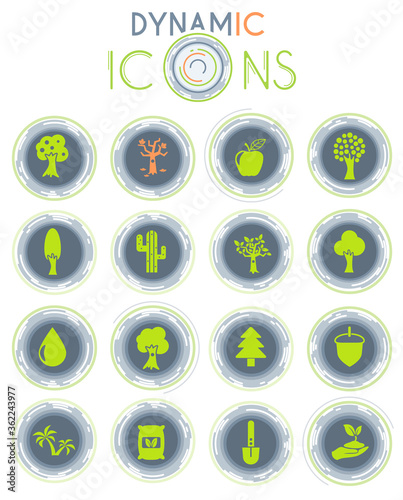trees dynamic icons