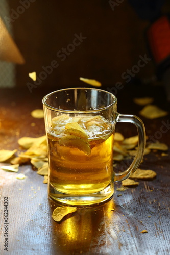 Fototapeta Naklejka Na Ścianę i Meble -  glass of beer