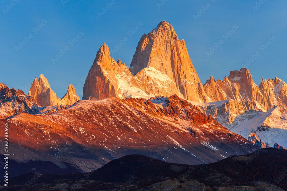 Obraz premium Góra Fitz Roy, Patagonia