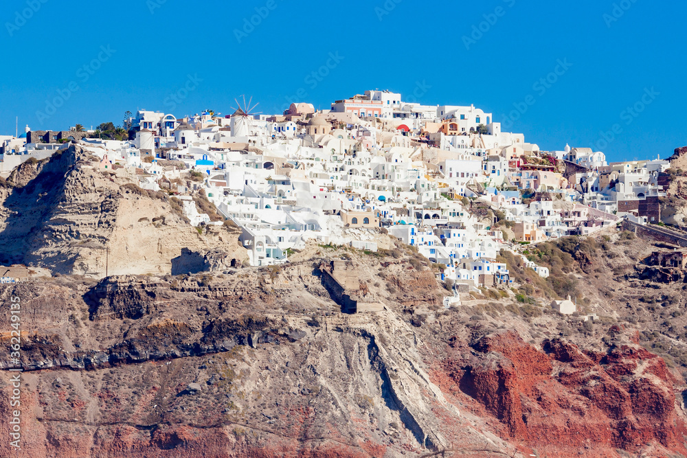 Oia town in Santorini