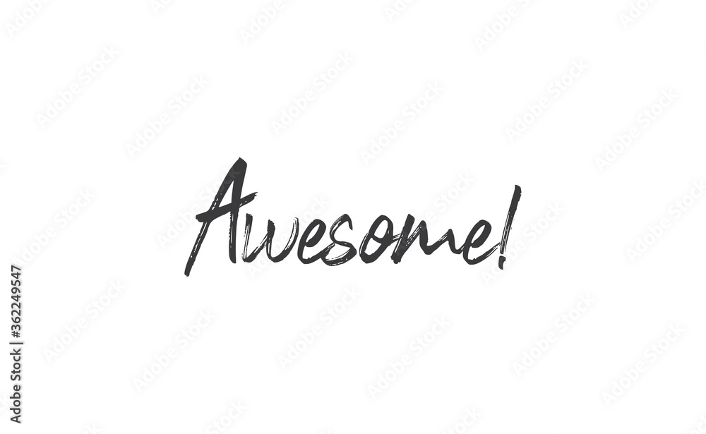 Awesome lettering text, hand drawn style typo. Calligraphy design. Awesome lettering text, hand drawn style typo. Calligraphy design.