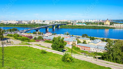 Nizhny Novgorod aerial view