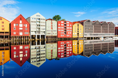 Old houses in Trondheim