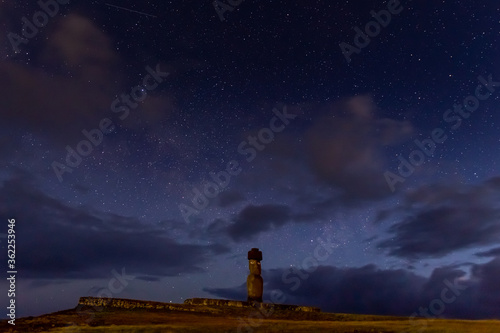 Easter Island, Moais Tahai Archaeological Complex, Rapa Nui National Park, Chile.