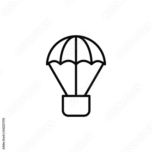air ballon icon vector