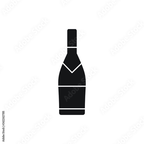 wine drink icon vector