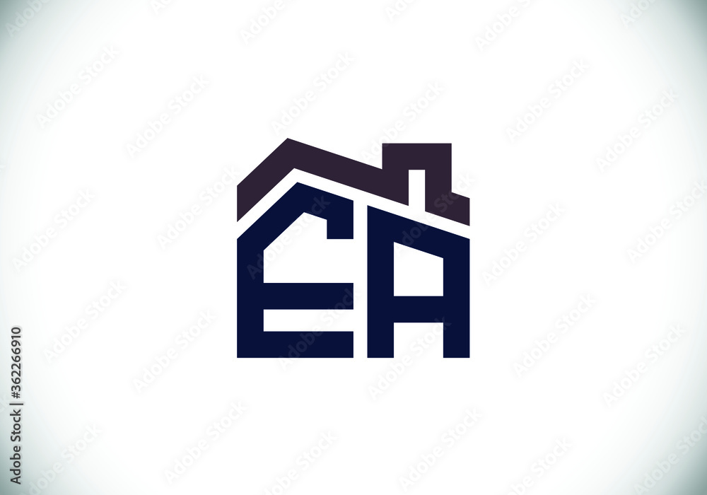 E A Initial Letter Logo design, Graphic Alphabet Symbol for Corporate Business Identity