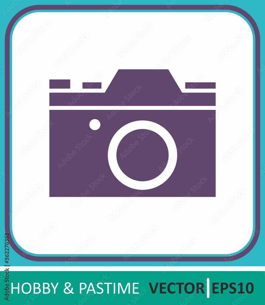 photo camera. Vector Icon. Simple vector illustration for graphic and web design. photo camera. Vector Icon. Simple vector illustration for graphic and web design.