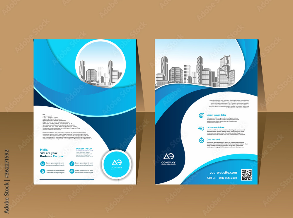 Brochure design, cover modern layout, annual report, poster, flyer in A4 with colorful geometric shapes for tech, science, market with light background Brochure design, cover modern layout, annual report, poster, flyer in A4 with colorful geometric shapes for tech, science, market with light background