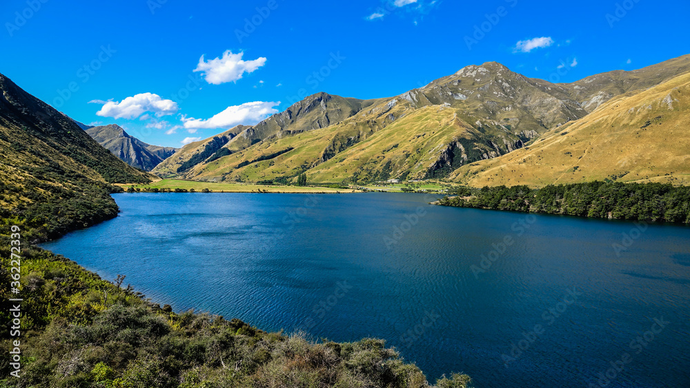 Stunning North View from Moke Lake Loop Track, Moke Lake, Otago, South Island, New Zealand