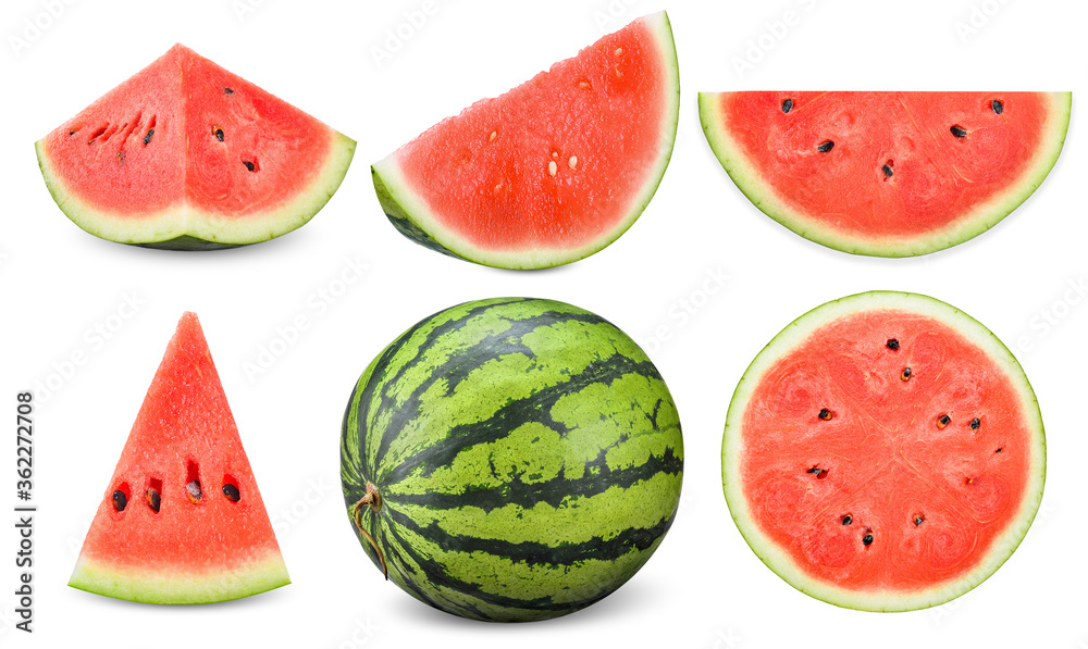 watermelon isolated on white clipping path watermelon isolated on white clipping path