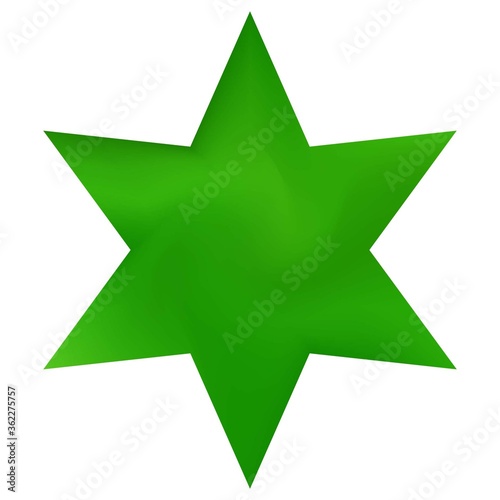 Smooth background in the form of hexagram.