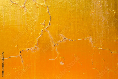 Obraz na płótnie Yellow cement floor surface , old texture w salonie
