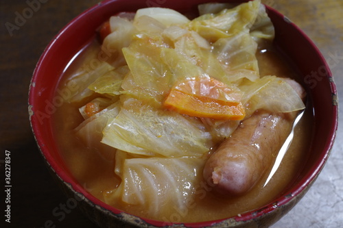 Fototapeta Naklejka Na Ścianę i Meble -  日本のとても美味しいスープ