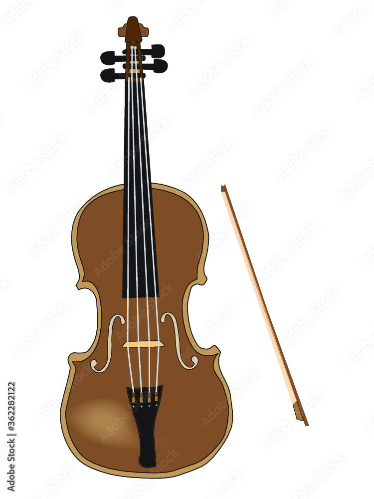 Traditional Cello and bow