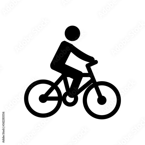 bicycle icon vector symbol template