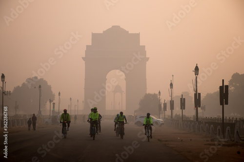 Photography Image of India gate captured early morning