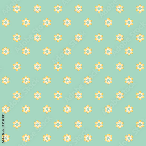 seamless background with flowers