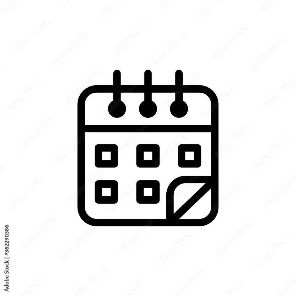 calendar icon vector symbol template calendar icon vector symbol template
