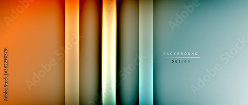 Bright gradient neon lines abstract background