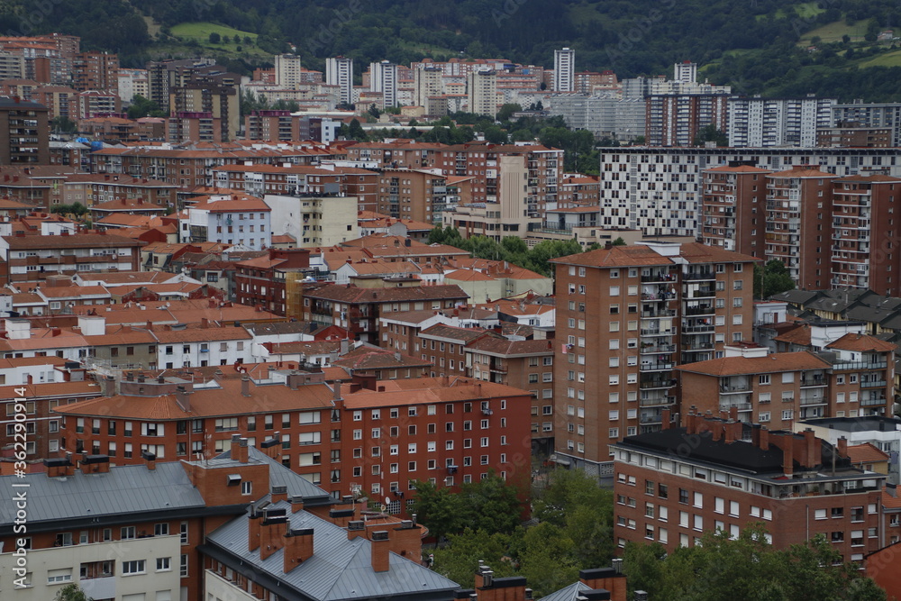 Building in a neighborhood of Bilbao Building in a neighborhood of Bilbao