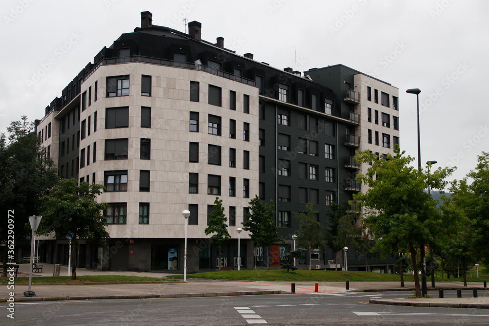 Building in a neighborhood of Bilbao