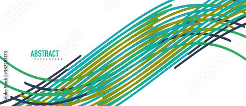 Аbstract moving colorful lines vector backgrounds for cover, placard, poster, banner or flyer